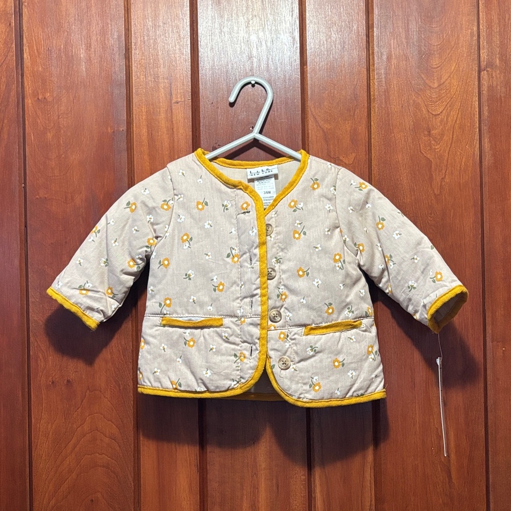 Baby floral jacket 3-6 months NWT